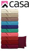 Casa Queen Flat Sheet & 2 Pillowcases-Per Set