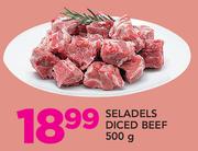 Seladels Diced Beef-500g