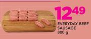 Everyday Beef Sausage-800g