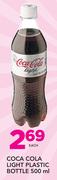 Coca Cola Light Plastic Bottle-500ml