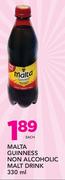 Malta Guinness Non Alcoholic Malt Drink-330ml