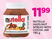 Nutella Hazelnut Spread With Cocoa Jar-180g