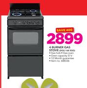 Defy 4 Burner Gas Stove DGS 168 SGG