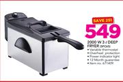 Salton 2000W Deep Fryer SFC65-3Ltr