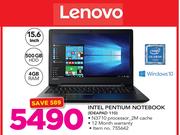 Lenovo Intel Pentium Notebook IDEAPAD 110