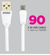 Swiss 2M USB Cable