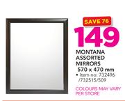 Montana Assorted Mirrors-570 x 470mm