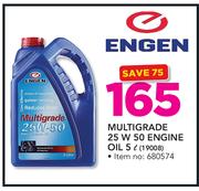 Engen Multigrade 25W 50 Engine Oil-5Ltr
