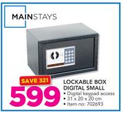 Mainstays Lockable Box Digital Small