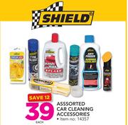 Shield Assorted Car Cleaning Accessories-Each
