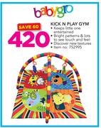 Baby Gro Kick N Play Gym