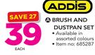 Addis Brush And Dustpan Set-Each