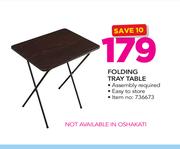 Foldable Tray Table