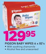 Pigeon Baby Wipes-6x82's