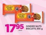 Ginger Nuts Biscuits-200g Each