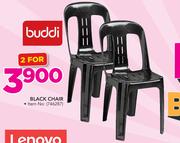 Buddi Black Chair-For 2