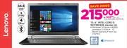 Lenovo 15.6" Intel Core i5 Notebook IDEAPAD 100