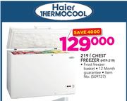 Haier Thermocool 219Ltr Chest Freezer HTF-219