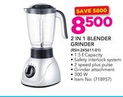 Logik 2 In 1 Blender Grinder RSH-245611-01