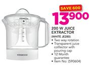 Kenwood 200W Juice Extractor White JE280