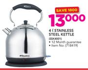 Binatone Stainless Steel Kettle SSK40001-4Ltr