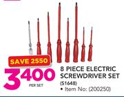 Fragram 8 Piece Electric Screwdriver Set S1648-Per Set