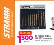 Stramm 13 Piece Drill Bit Set SMM9480-Per Set
