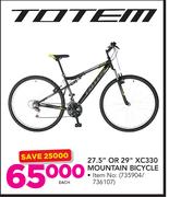 Totem 27.5" Or 29" XC330 Mountain Bicycle-Each