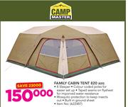 Campmaster Family Cabin Tent 820