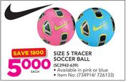 Tracer Size 5 Soccer Ball SC2942-639-Each