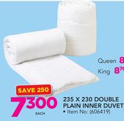 King Plain Inner Duvet