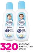  Cussons Baby Lotion-200ml