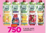 5 Alive Juice Assorted-2 x 1Ltr