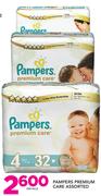  Pampers Premium Care Assorted-Per Pack 