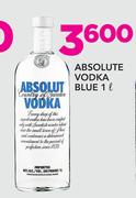 Absolute Vodka Blue-1Ltr
