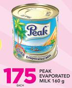 Peak Evaportaed Milk-160g Each