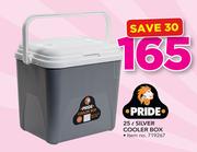 Pride 25Ltr Silver Cooler Box