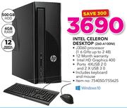 HP Intel Celeron Desktop 260-A100NI