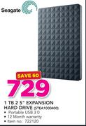 Seagate 1TB 2.5" Expansion Hard Drive STEA1000400