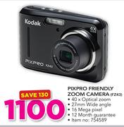 Kodak Pixpro Friendly Zoom Camera FZ43