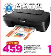 Canon Colour Inkjet 3-In-One Printer MG2540S