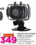Volkano Excite HD Action Cam VK-100000-BK