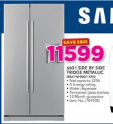 Samsung 660Ltr Side By Side Fridge Metallic RSA1WHMG1 XFA