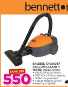 Bennett Read Bagged Cylinder Vacuum Cleaner Micro HVC150