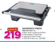 Logik Sandwich Press RSH-441725-11