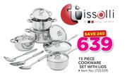 Hart Tissolli 15 Piece Cookware Set With Lids