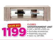 Flores Entertainment Unit Excluding Accessories