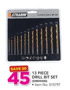 Stramm 13 Piece Drill Bit Set SMM9480