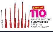 Fragram 8 Piece Electric Screwdriver Set S1648