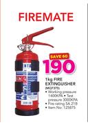 Firemate 1Kg Fire Extinguisher